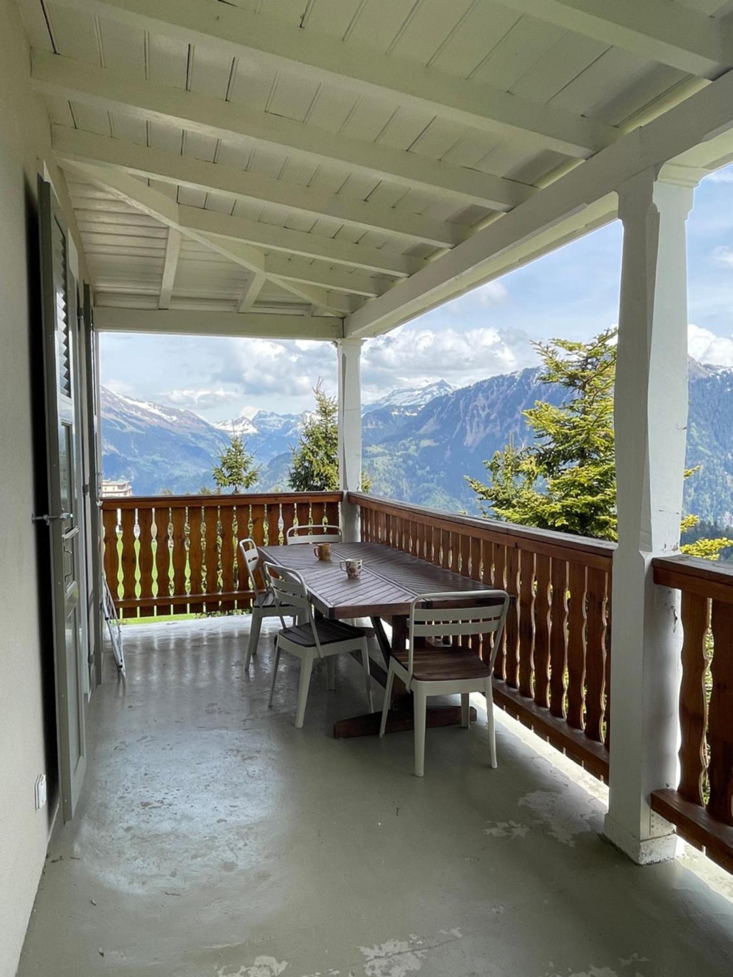 Charmant Appartement Au Vagabond Leysin Zewnętrze zdjęcie